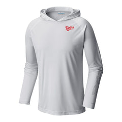 White Minnesota Twins Columbia Terminal Tackle Omni-Shade Pullover Hoodie