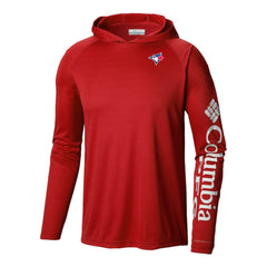 Red Toronto Blue Jays Columbia Terminal Tackle Omni-Shade Pullover Hoodie