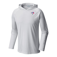 White Toronto Blue Jays Columbia Terminal Tackle Omni-Shade Pullover Hoodie