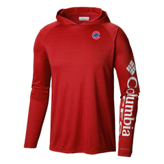Red Chicago Cubs Columbia Terminal Tackle Omni-Shade Pullover Hoodie