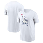 White Los Angeles Dodgers Nike Local Hometown T-Shirt