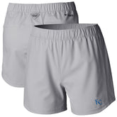 Gray Kansas City Royals Columbia Women's Tamiami Pull-On Shorts