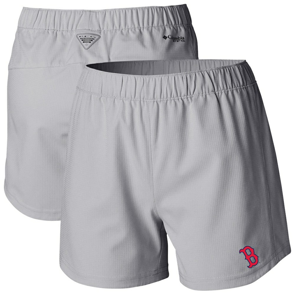 Gray Boston Red Sox Columbia Women's Tamiami Pull-On Shorts