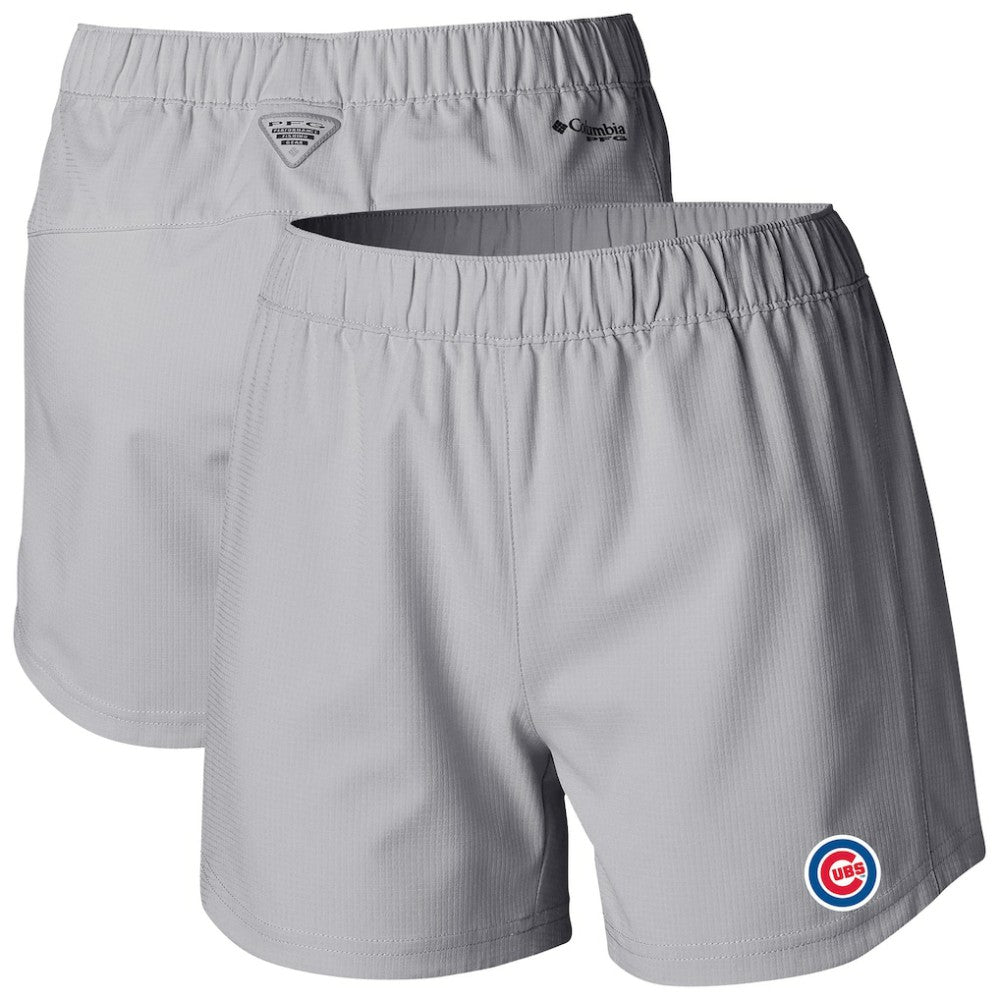 Gray Chicago Cubs Columbia Women's Tamiami Pull-On Shorts