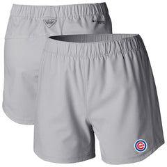 Gray Chicago Cubs Columbia Women's Tamiami Pull-On Shorts