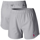 Gray Los Angeles Angels Columbia Women's Tamiami Pull-On Shorts