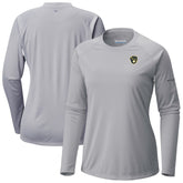 Gray Milwaukee Brewers Columbia Tidal Tee II Long Sleeve T-Shirt