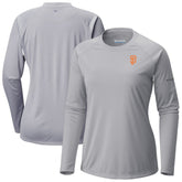 Gray San Francisco Giants Columbia Tidal Tee II Long Sleeve T-Shirt