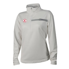 White Boston Red Sox Columbia Women's Skiff Guide Fleece Half-Zip Pullover Jacket