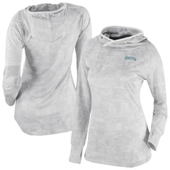 White Seattle Mariners Columbia Women's Omni-Wick Sunday Ball Raglan Pullover Hoodie