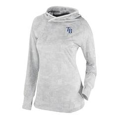 White Tampa Bay Rays Columbia Women's Omni-Wick Sunday Ball Raglan Pullover Hoodie