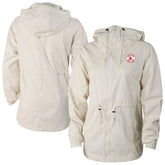 Cream Boston Red Sox Columbia Women's Lily Park Full-Zip Rain Jacket