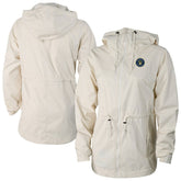 Cream Milwaukee Brewers Columbia Women's Lily Park Full-Zip Rain Jacket