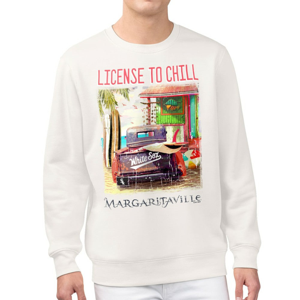 Cream Chicago White Sox Margaritaville License to Chill Fleece Sweatshirt