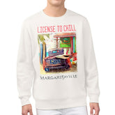 Cream Tampa Bay Rays Margaritaville License to Chill Fleece Sweatshirt