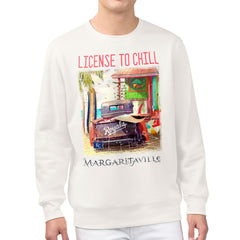 Cream Kansas City Royals Margaritaville License to Chill Fleece Sweatshirt