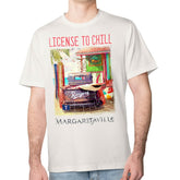 Cream Texas Rangers Margaritaville License to Chill T-Shirt