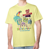 Yellow Washington Nationals Margaritaville Gameday Party T-Shirt