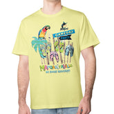 Yellow Miami Marlins Margaritaville Gameday Party T-Shirt