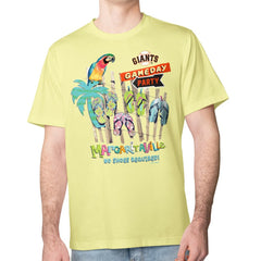 Yellow San Francisco Giants Margaritaville Gameday Party T-Shirt