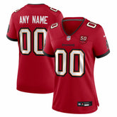 Women's 50th Season Custom Game Jersey - Tampa Bay Buccaneers Jerseys