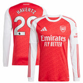 Kai Havertz Arsenal 2025/26 Home Replica Long Sleeve Player Jersey