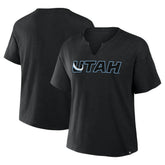 NHL Utah Mammoth Fanatics Women's Combo Stadium Slub Boxy T-Shirt