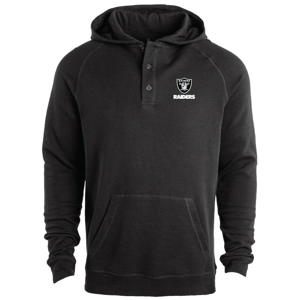 Dunbrooke Montana Raglan Thermal Hoodie - Las Vegas Raiders Hoodies