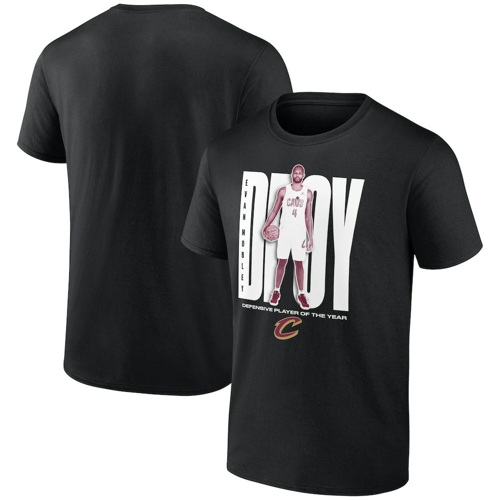Evan Mobley Cleveland Cavaliers 2025 NBA Defensive Player of the Year T-Shirt sale