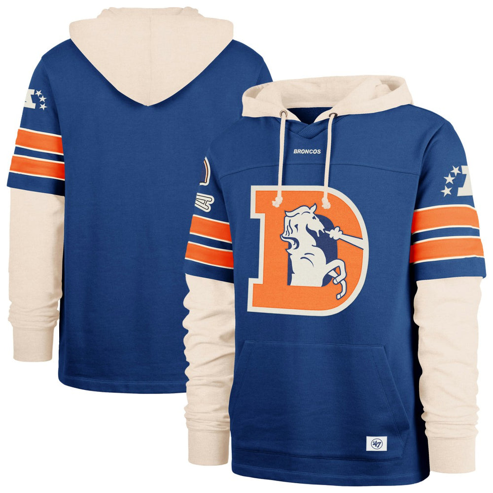 '47 Big & Tall Split Zone Cornerback Hoodie - Denver Broncos Hoodies