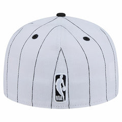 New Era Chicago Bulls Wordmark Pinstripe 59FIFTY Fitted Hat