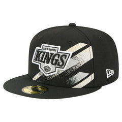NHL Los Angeles Kings New Era Faded Lines 59FIFTY Fitted Hat