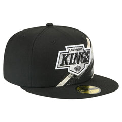 NHL Los Angeles Kings New Era Faded Lines 59FIFTY Fitted Hat