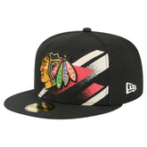 NHL Chicago Blackhawks New Era Faded Lines 59FIFTY Fitted Hat