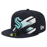 NHL Seattle Kraken New Era Faded Lines 59FIFTY Fitted Hat