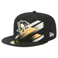 NHL Pittsburgh Penguins New Era Faded Lines 59FIFTY Fitted Hat
