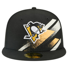 NHL Pittsburgh Penguins New Era Faded Lines 59FIFTY Fitted Hat
