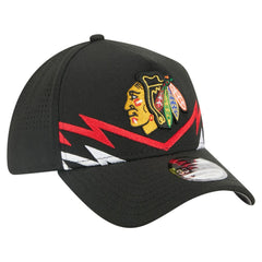 NHL Chicago Blackhawks New Era 39THIRTY A-Frame Perforated Flex Hat