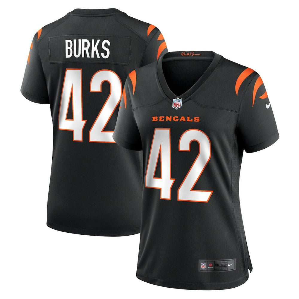 Oren Burks Women's Team Game Jersey - Cincinnati Bengals Jerseys