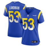 Nate Landman Women's Team Game Jersey - Los Angeles Rams Jerseys