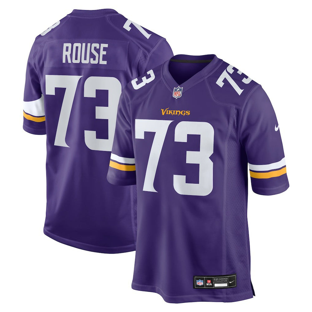 Walter Rouse Team Game Jersey - Minnesota Vikings Jerseys