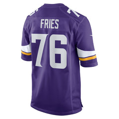 Will Fries Team Game Jersey - Minnesota Vikings Jerseys