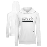 White Chicago White Sox Levelwear Women's Relay Breaker Pullover Hoodie
