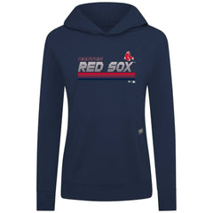 Navy Boston Red Sox Levelwear Women's Relay Breaker Pullover Hoodie