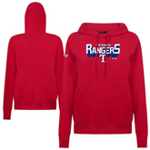 Red Texas Rangers Levelwear Women's Adorn Retro 3D Pullover Hoodie