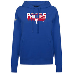 Royal Philadelphia Phillies Levelwear Women's Adorn Retro 3D Pullover Hoodie