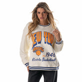 New York Knicks The Wild Collective Unisex Oversize Vintage French Terry Sweatshirt