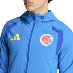 Colombia National Team FIFA x World Cup 2026 Tiro Travel Raglan Full-Zip Windbreaker Hoodie