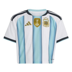 Argentina National Team Women's FIFA x World Cup 2022 Winners Home Cropped Replica Jersey