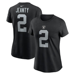 Ashton Jeanty Women's Name & Number T-Shirt - Las Vegas Raiders T-shirts